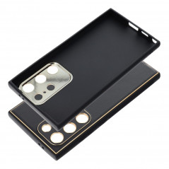 Samsung Galaxy S24 ULTRA Hülle Leather Schwarz