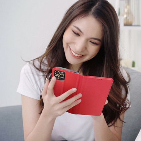Honor Magic5 Lite 5G Book Handytaschen Smart Case Book Rot
