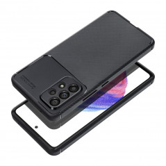 Samsung Galaxy S23 FE Hülle Carbon premium Elegant  Schwarz