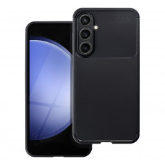 Samsung Galaxy S23 FE Hülle Carbon premium Elegant  Schwarz