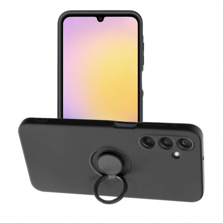 Samsung Galaxy A25 5G Hülle Silicone ring Schwarz