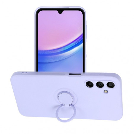 Samsung Galaxy A15 5G Hülle Silicone ring Lila (Violet)