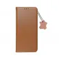 Samsung Galaxy S23 FE Book Handytaschen Leather case SMART PRO Elegant  Braun