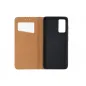 Samsung Galaxy S23 FE Book Handytaschen Leather case SMART PRO Elegant  Braun