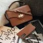 Samsung Galaxy S23 FE Book Handytaschen Leather case SMART PRO Elegant  Braun
