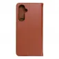 Samsung Galaxy S23 FE Book Handytaschen Leather case SMART PRO Elegant  Braun