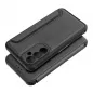 Samsung Galaxy S23 FE Book Handytaschen Razor Book Kohlenstoff-Faser, Kohlenstoffmuster  Schwarz