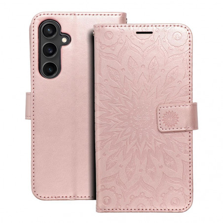 Samsung Galaxy S23 FE Book Handytaschen MEZZO Book Mandala  Roségold