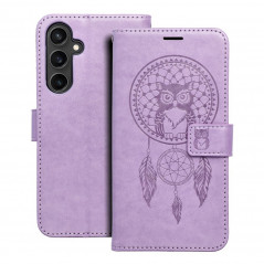 Samsung Galaxy S23 FE Book Handytaschen MEZZO Book Traumfänger  Lila (Purple)