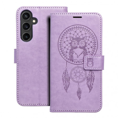 Samsung Galaxy S23 FE Book Handytaschen MEZZO Book Traumfänger  Lila (Purple)