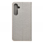 Samsung Galaxy A35 Book Handytaschen LUNA Book Gold Elegant  Silber