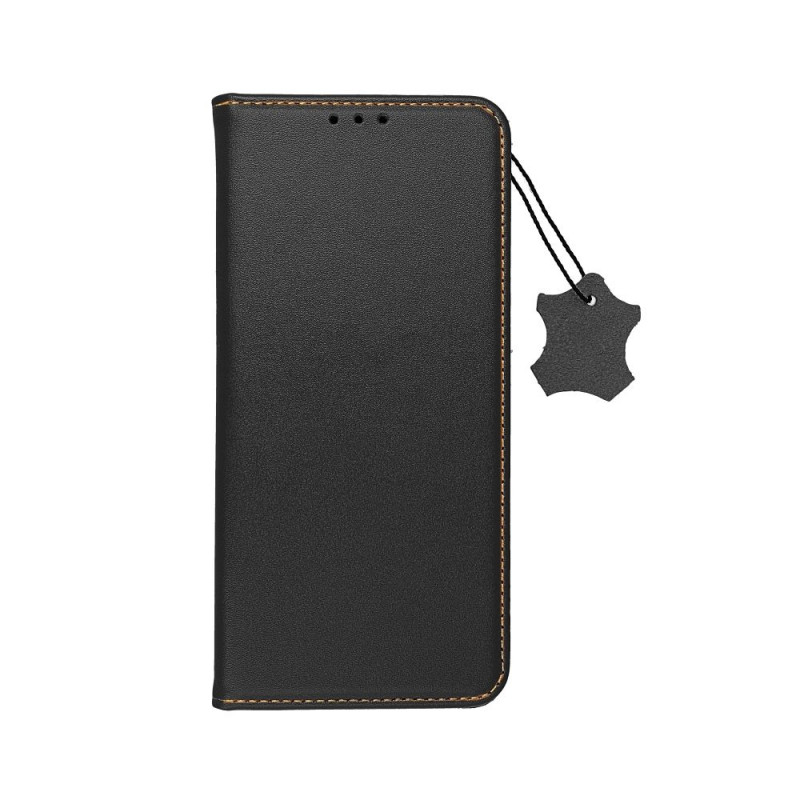Samsung Galaxy A35 Book Handytaschen Leather case SMART PRO Elegant  Schwarz