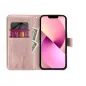 Samsung Galaxy A35 Book Handytaschen MEZZO Book Baum  Roségold