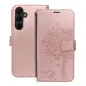 Samsung Galaxy A35 Book Handytaschen MEZZO Book Baum  Roségold