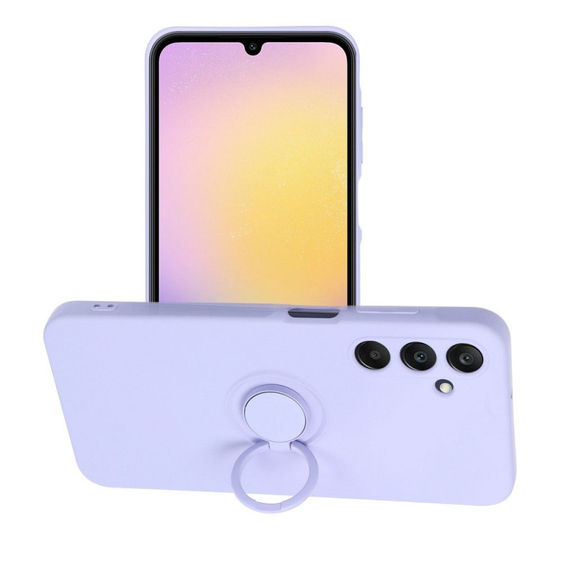 Samsung Galaxy A25 5G Hülle Silicone ring Lila (Violet)