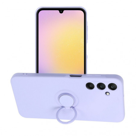 Samsung Galaxy A25 5G Hülle Silicone ring Lila (Violet)