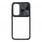 Apple iPhone 15 Pro Hülle Slider Schwarz