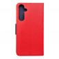 Samsung Galaxy A35 Book Handytaschen Fancy Book Rot / Marine
