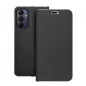 Samsung Galaxy A15 5G Book Handytaschen LUNA Book Carbon Kohlenstoff-Faser, Elegant  Schwarz