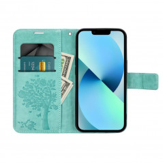 Samsung Galaxy A15 5G Book Handytaschen MEZZO Book Baum  Grün