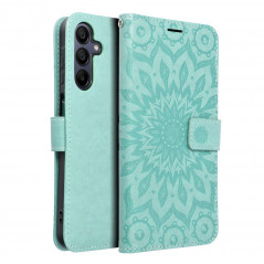 Samsung Galaxy A15 5G Book Handytaschen MEZZO Book Mandala  Grün