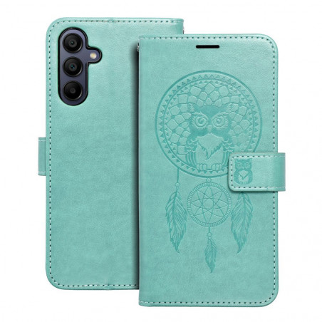 Samsung Galaxy A15 5G Book Handytaschen MEZZO Book Traumfänger  Grün