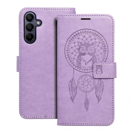 Samsung Galaxy A15 5G Book Handytaschen MEZZO Book Traumfänger  Lila (Purple)