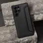 Samsung Galaxy A15 5G Book Handytaschen Razor Book Kohlenstoff-Faser, Kohlenstoffmuster  Schwarz