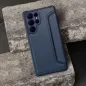 Samsung Galaxy A15 5G Book Handytaschen Razor Book Kohlenstoff-Faser, Kohlenstoffmuster  Blau