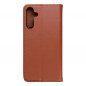 Samsung Galaxy A15 5G Book Handytaschen Leather case SMART PRO Elegant  Braun