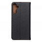 Samsung Galaxy A15 5G Book Handytaschen Leather case SMART PRO Elegant  Schwarz