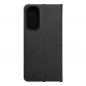 Samsung Galaxy A25 5G Book Handytaschen LUNA Book Carbon Kohlenstoff-Faser, Elegant  Schwarz