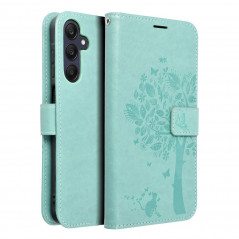 Samsung Galaxy A25 5G Book Handytaschen MEZZO Book Baum  Grün