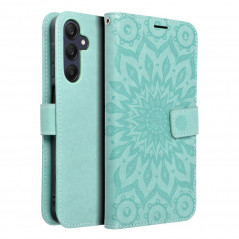 Samsung Galaxy A25 5G Book Handytaschen MEZZO Book Mandala  Grün