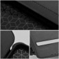 Samsung Galaxy A25 5G Book Handytaschen Razor Book Kohlenstoff-Faser, Kohlenstoffmuster  Blau