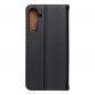Samsung Galaxy A25 5G Book Handytaschen Leather case SMART PRO Elegant  Schwarz