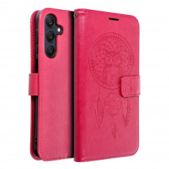 Samsung Galaxy A25 5G Book Handytaschen MEZZO Book Traumfänger  Magenta
