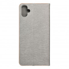 Samsung Galaxy A05 Book Handytaschen LUNA Book Gold Elegant  Silber