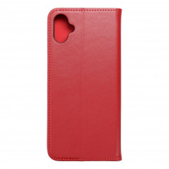 Samsung Galaxy A05 Book Handytaschen Leather case SMART PRO Elegant  Rotwein