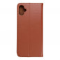 Samsung Galaxy A05 Book Handytaschen Leather case SMART PRO Elegant  Braun