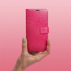 Samsung Galaxy A05 Book Handytaschen MEZZO Book Mandala  Magenta