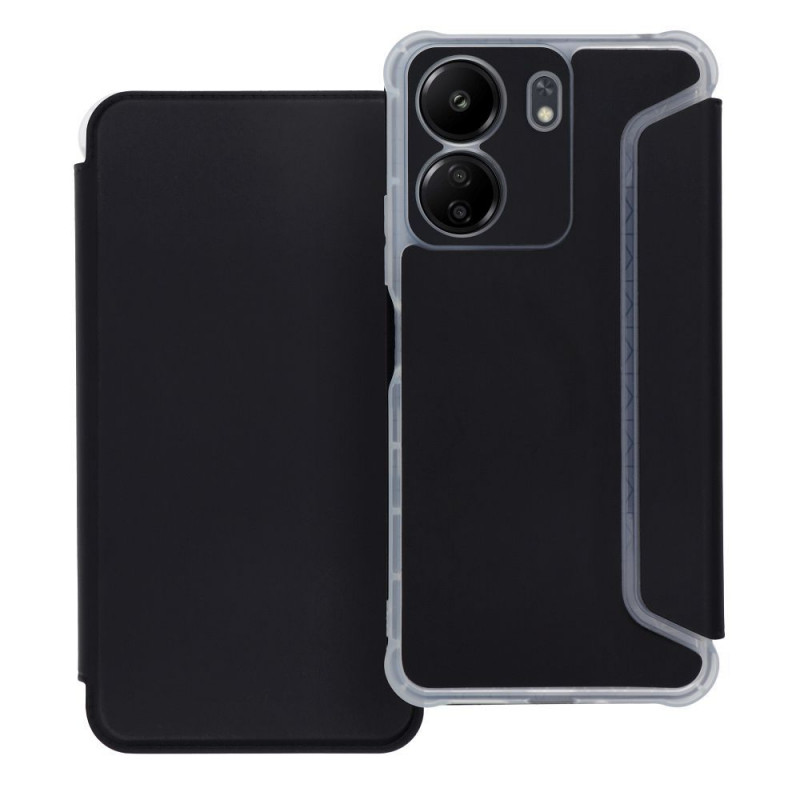 XIAOMI Redmi 13C Book Handytaschen Piano Book Schwarz