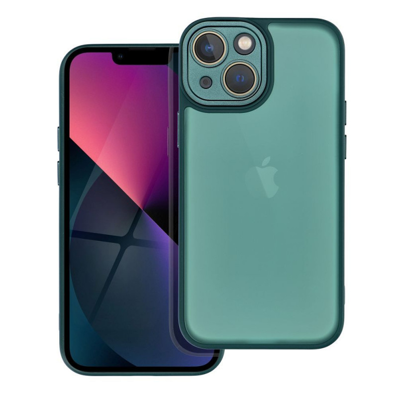 Apple iPhone 13 Hülle VARIETE Elegant  Dunkelgrün