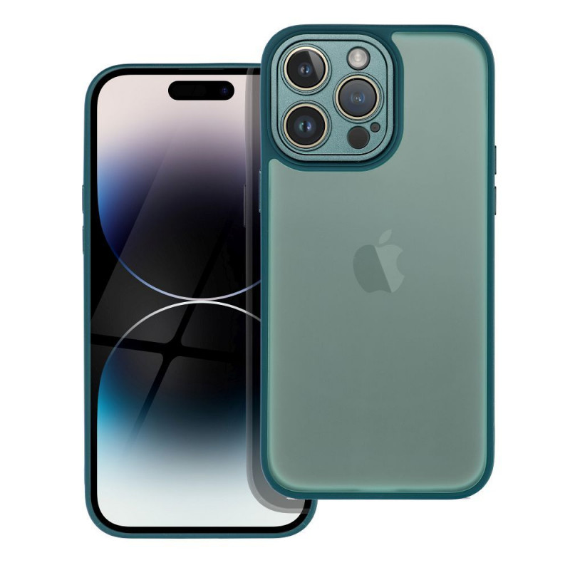 Apple iPhone 14 Pro Max Hülle VARIETE Elegant  Dunkelgrün