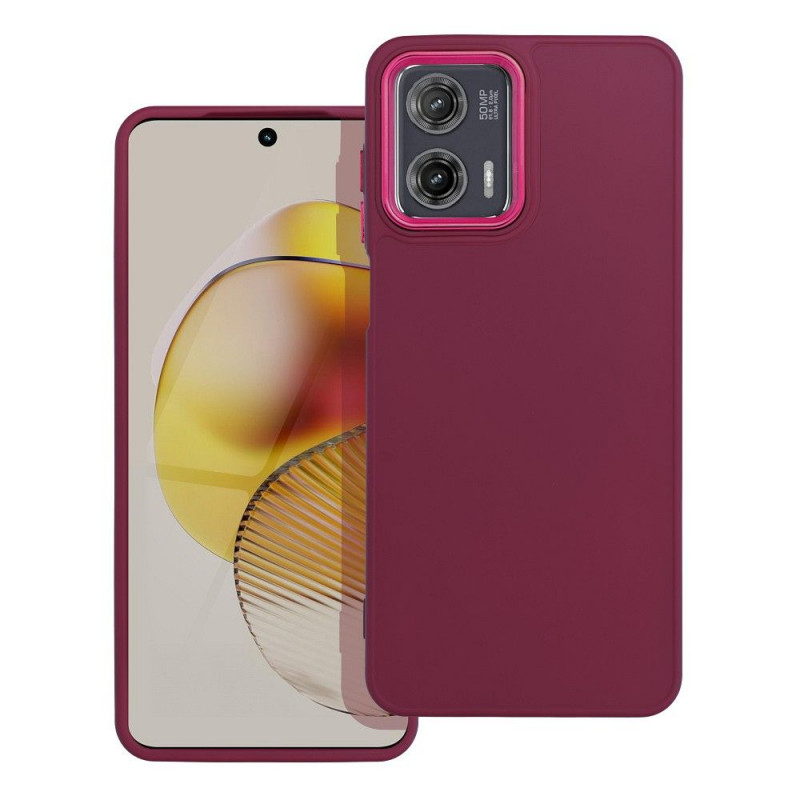 Motorola Moto G73 Hülle FRAME Elegant  Lila (Purple)