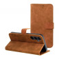 Samsung Galaxy A55 Book Handytaschen TENDER Book Braun