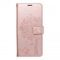 Samsung Galaxy A55 Book Handytaschen MEZZO Book Baum  Roségold