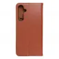 Samsung Galaxy A55 Book Handytaschen Leather case SMART PRO Elegant  Braun
