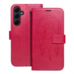 Samsung Galaxy A55 Book Handytaschen MEZZO Book Traumfänger  Magenta
