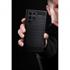 Samsung Galaxy A15 5G Hülle Carbon Elegant  Schwarz